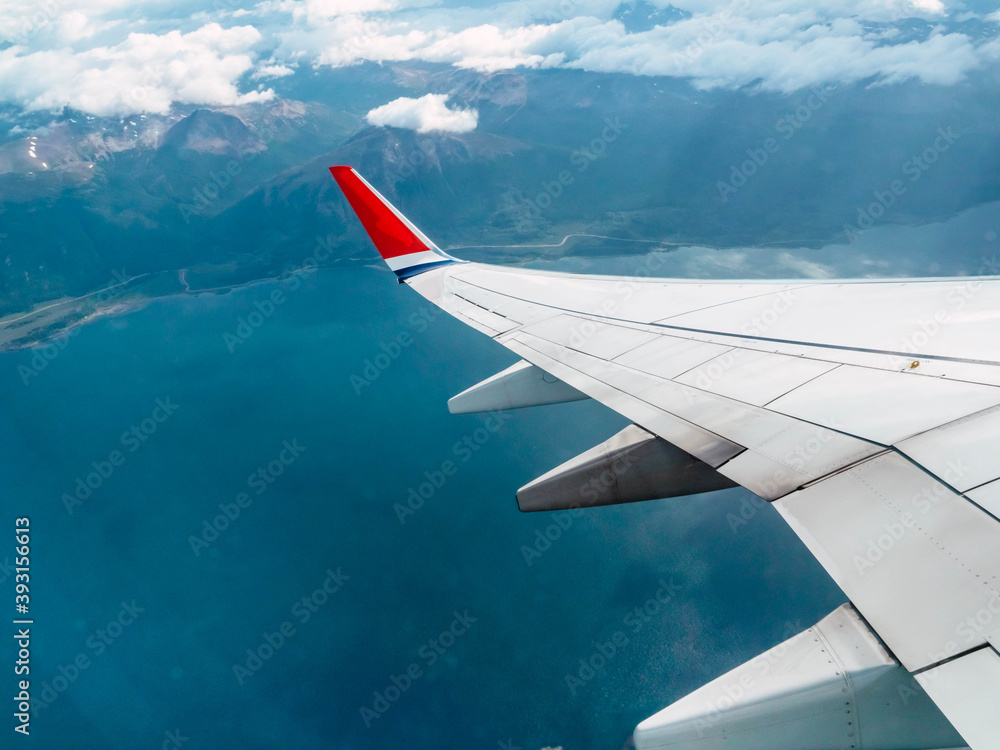 Fototapeta premium wing of airplane