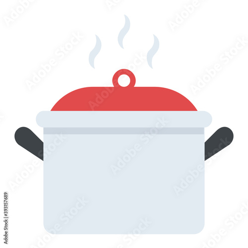 
A cooking non stick saucepan, casserole
