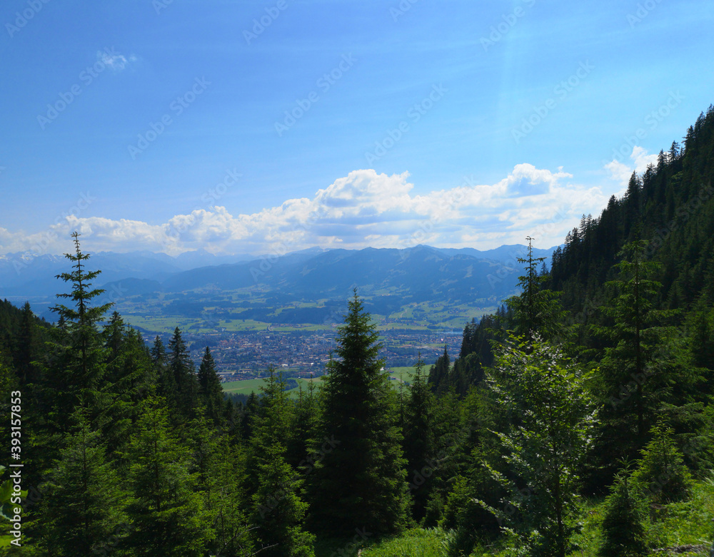 Fototapeta premium mountains and clouds