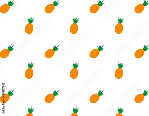 pattern background, orange pineapples on color background