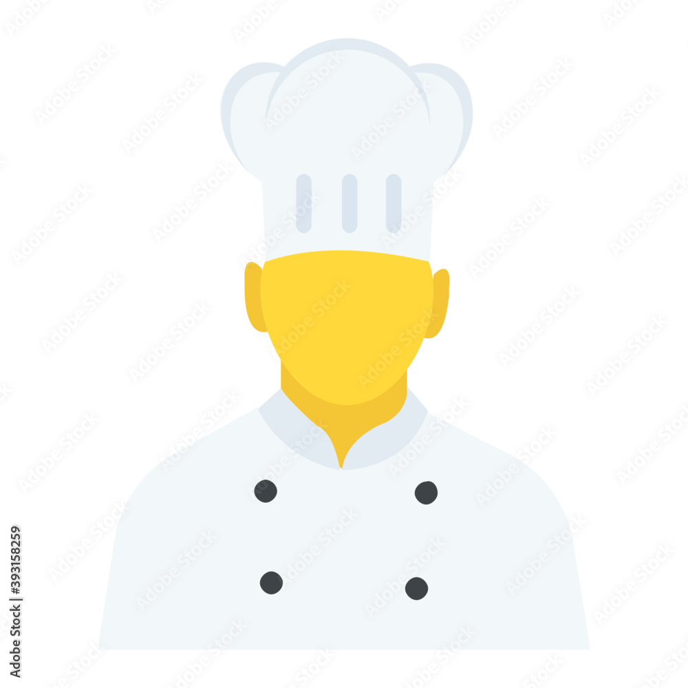 Face with a hat symbol of chef
Face with a hat symbol of chef