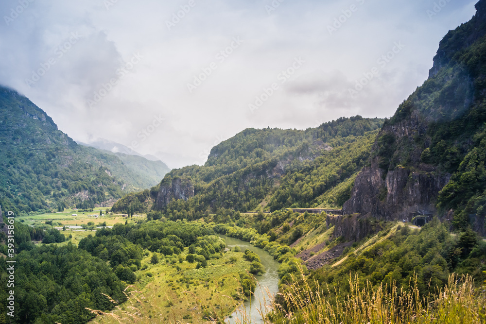 Obraz premium Carretera Austral landscape at Patagonia - Chile.