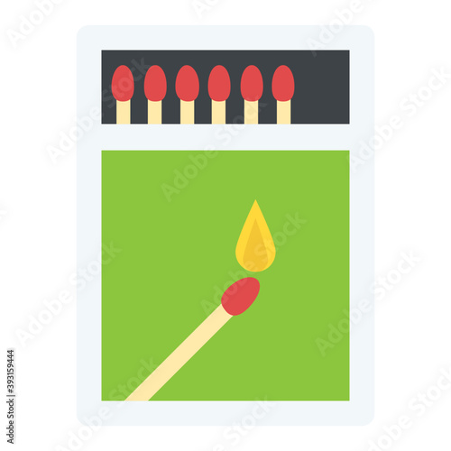 
And opened matchbox and lit match 
