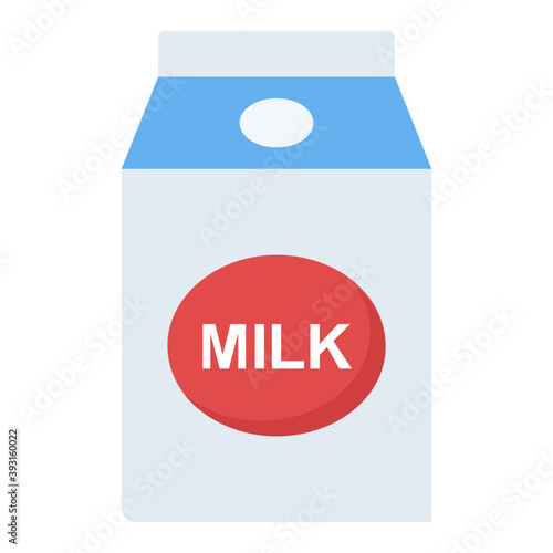 A packaging of milk