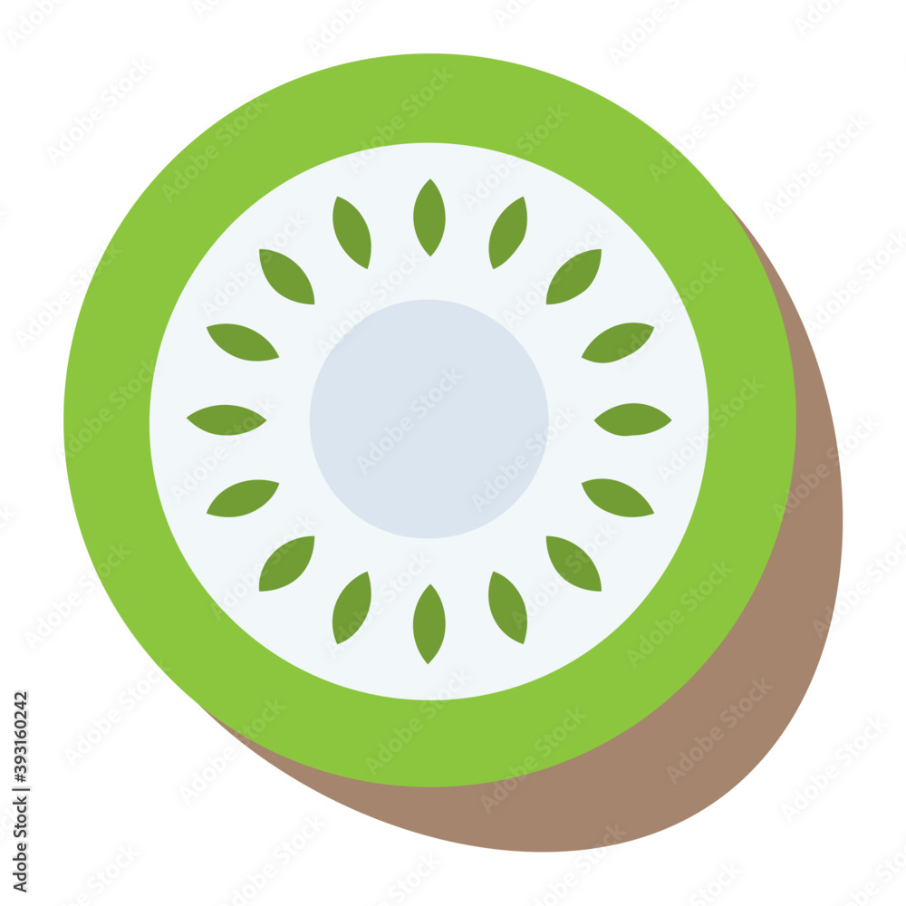 Half of cucumber flat vector icon
Half of cucumber flat vector icon