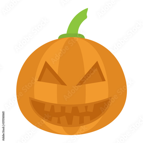 
A carved pumpkin associated with the holiday of halloween 
