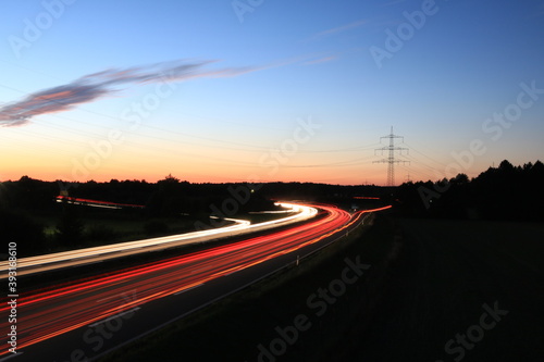 Lichtzieher Autobahn
