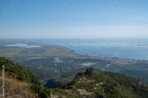  panoramic views of the foradada natural mountain area and the sea