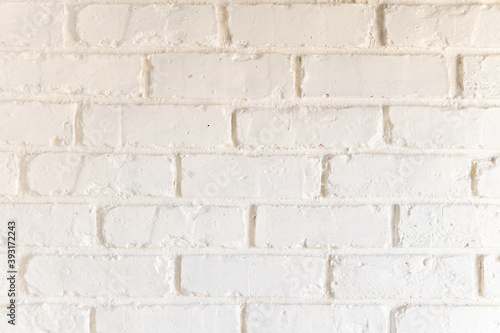 White Brick Interior Texture Background