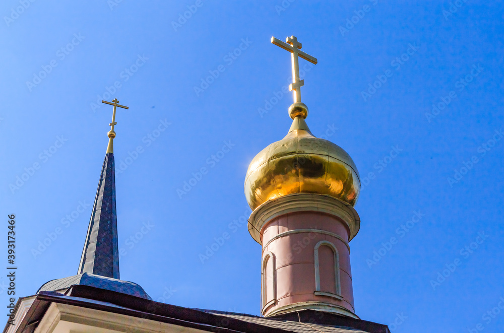 Church of the Intercession of the blessed virgin Mary in Pokrovskoe-Streshnevo in Moscow. Russia