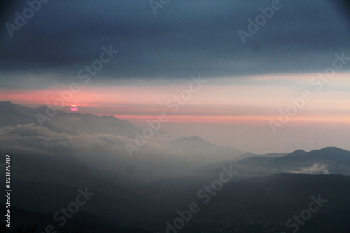 sunset time in Iran photo