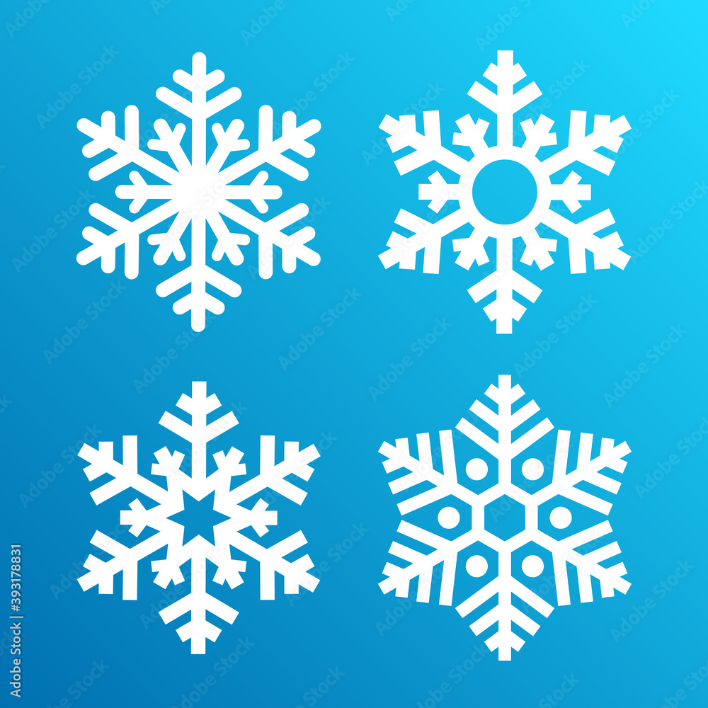 Christmas decoration, vector snowflake icon Christmas decoration, vector snowflake icon