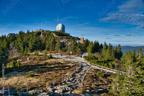 Großer Arber Gipfel Panorama