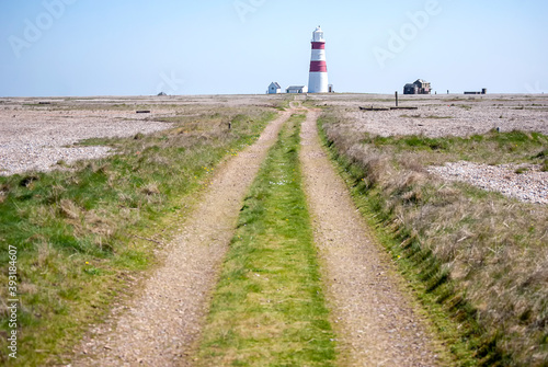 The lighthouse at Orford Ness on the Suffolk coast, UK Fototapeta