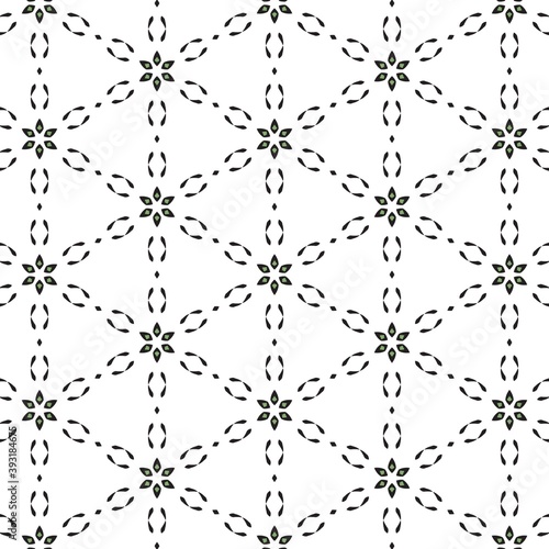 Seamless pattern made from any geometrical shape for creative design background. illustration