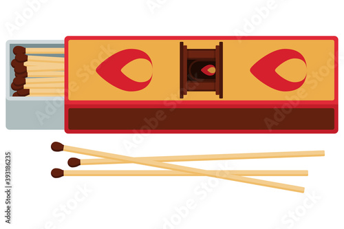  long matches for fireplace ignition. flat style