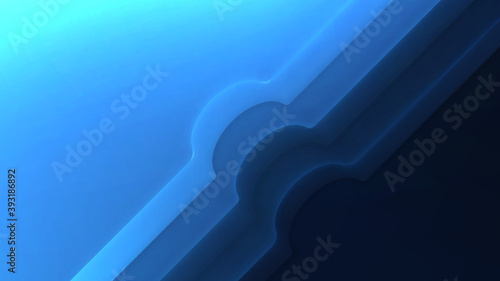 Several layered blue background