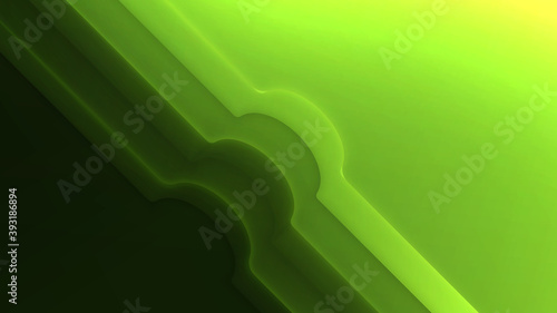 Several layered green background