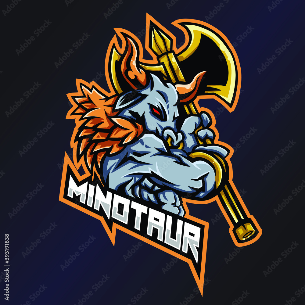 Minotaur Esports Logo. Monster Logo. Esport Team Logo. Streamer ...