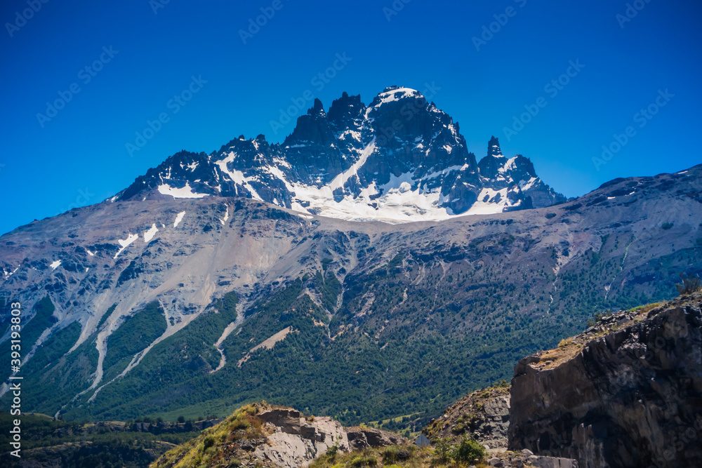 Fototapeta premium Cerro Castillo at Carretera Austral, Patagonia - Chile.