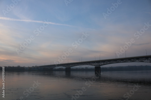 Wallpaper Mural Road bridge over the Vistula River in Chelmno. Torontodigital.ca