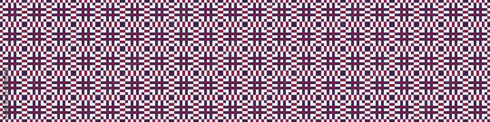 Fototapeta premium Abstract Cross Pattern Dots Logo generative computational art illustration