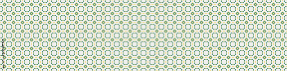 Fototapeta premium Abstract Cross Pattern Dots Logo generative computational art illustration