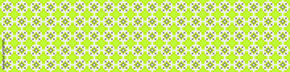 Fototapeta premium Abstract Cross Pattern Dots Logo generative computational art illustration