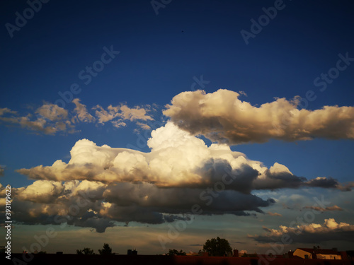 clouds in the sky