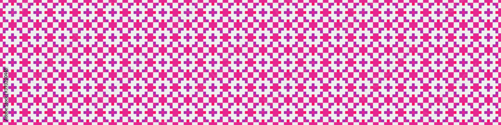 Abstract Cross Pattern Dots Logo generative computational art illustration