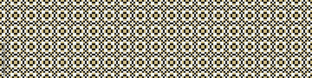 Fototapeta premium Abstract Cross Pattern generative computational art illustration