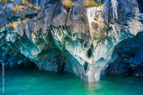 Marble Cathedral at Puerto Rio Tranquilo, Patagonia - Chile.