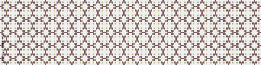 Fototapeta premium Abstract Cross Pattern Dots Logo generative computational art illustration