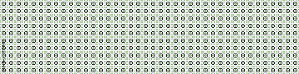 Fototapeta premium Abstract Cross Pattern Dots Logo generative computational art illustration