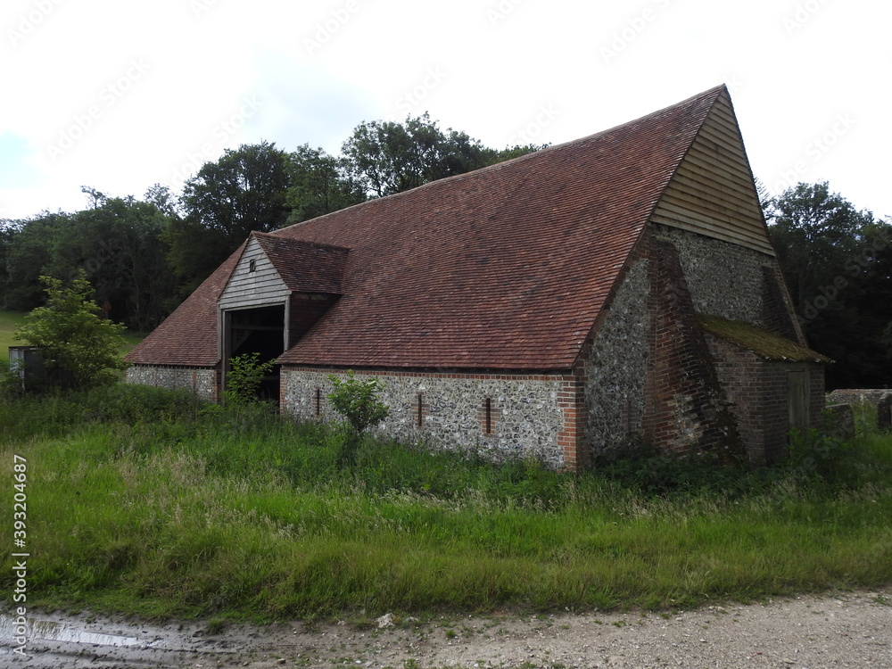 An old abandoned barn in the countryside An old abandoned barn in the countryside