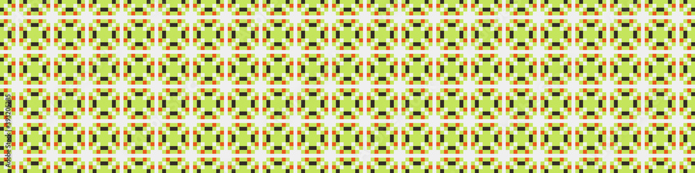 Fototapeta premium Abstract Cross Pattern Dots Logo generative computational art illustration