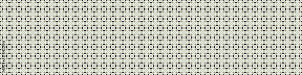 Fototapeta premium Abstract Cross Pattern Dots Logo generative computational art illustration