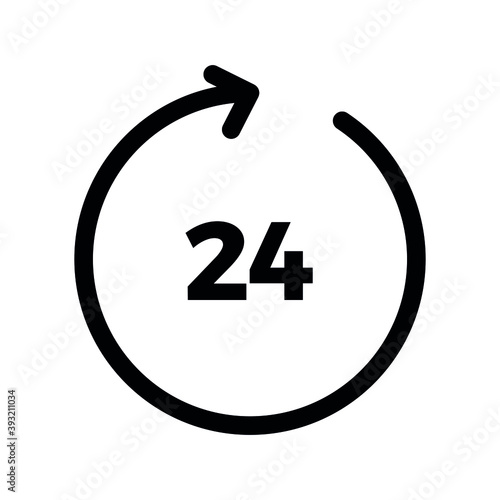 24 Hours Icon