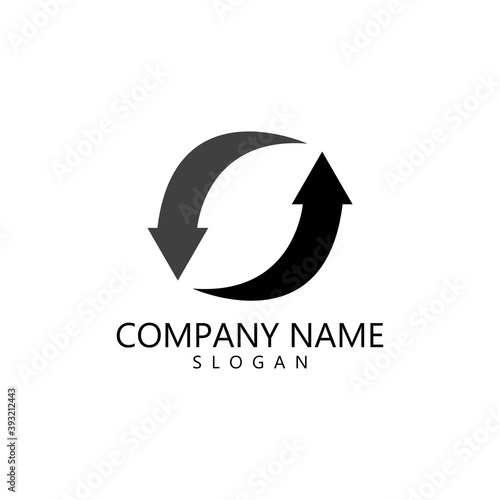 Arrow illustration logo