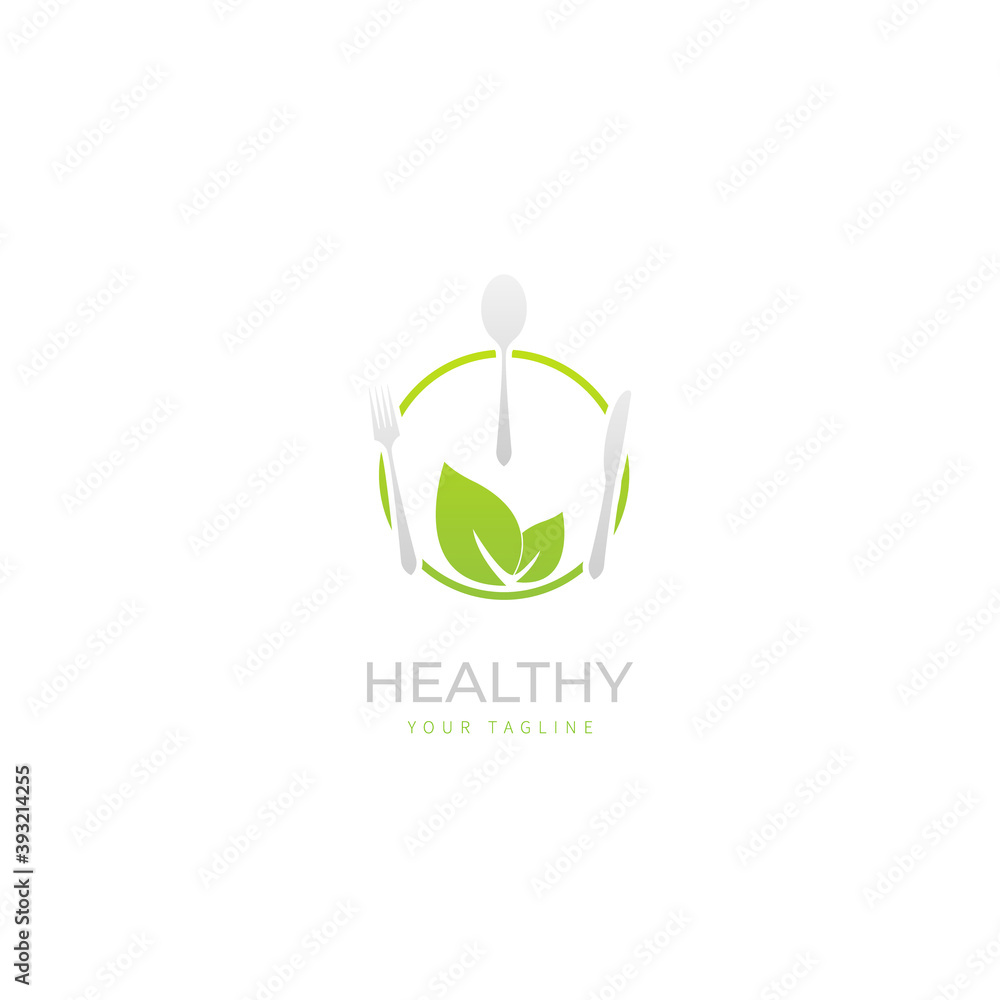 Food Organic Logo Design Symbol Template Flat Style Vector Illustration Food Organic Logo Design Symbol Template Flat Style Vector Illustration