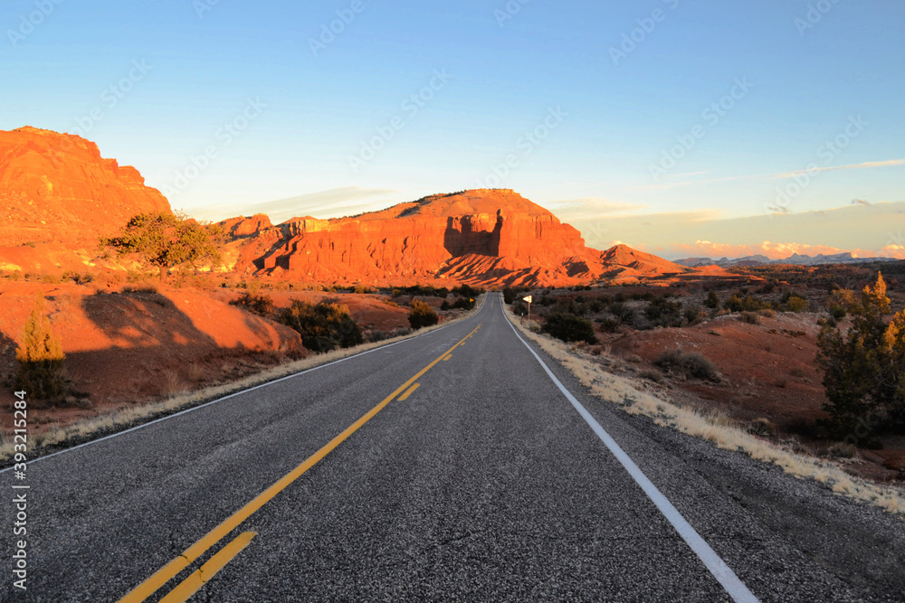 Amazing view from Capitol Reef National Park, Utah, USA