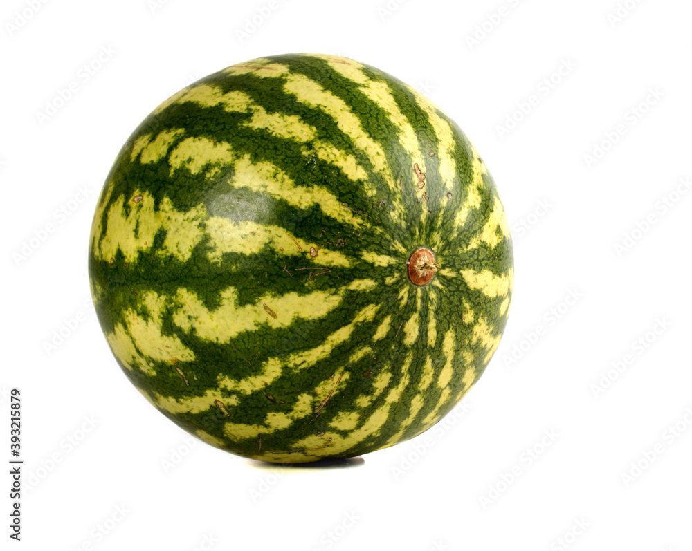 Three water melons on white background Three water melons on white background