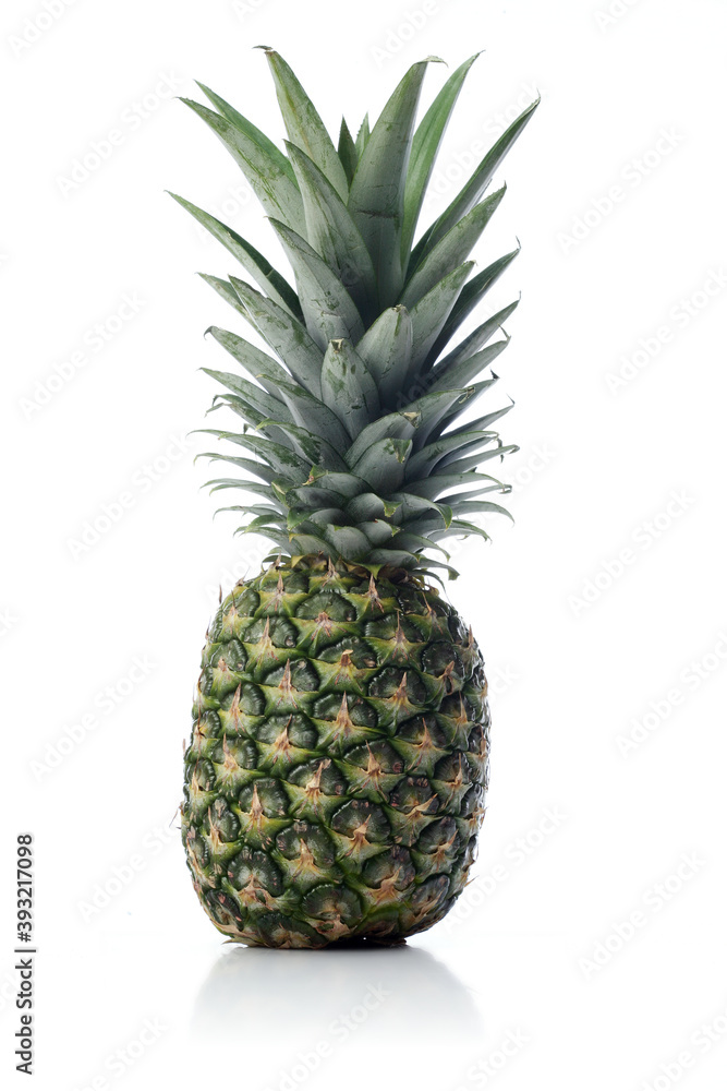 Fototapeta premium Studio shot of pineapple on white background