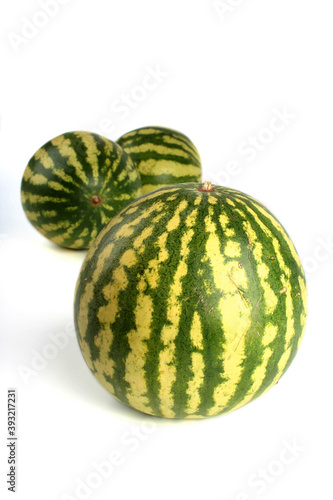 Watermelon on white background - studio shot