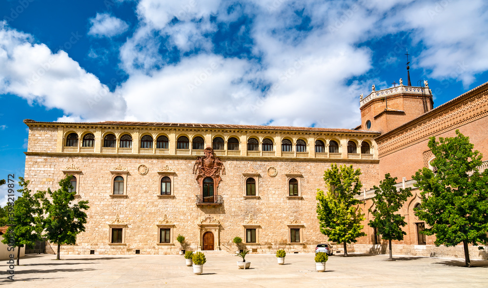 Archiepiscopal Palace of Alcala de Henares near Madrid in Spain