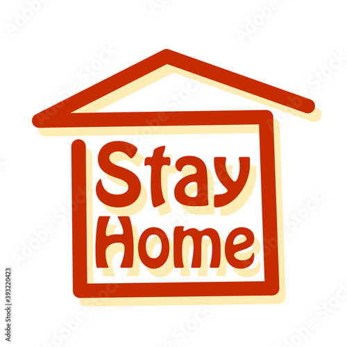 Stay home. Keep healthy, help others. Quarantine precaution to stay safe from Coronavirus 2019-nCov Virus.