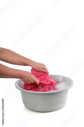 Laundry in bowl