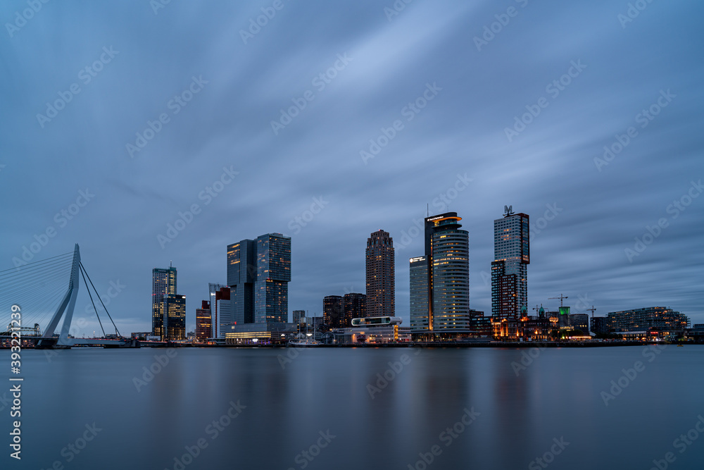 city skyline Rotterdam, Netherlands 