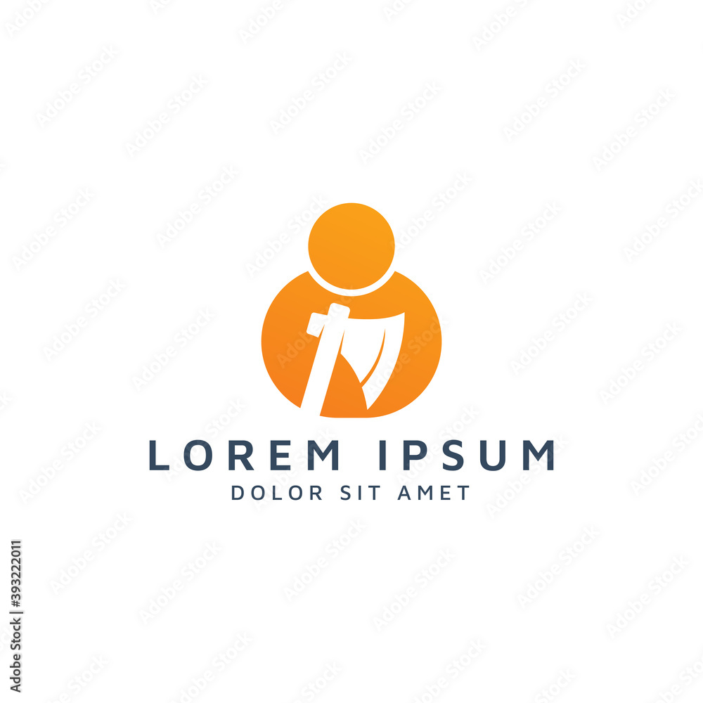 people and ax negative space logo design people and ax negative space logo design