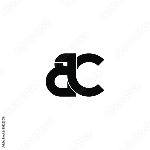 bc letter original monogram logo design